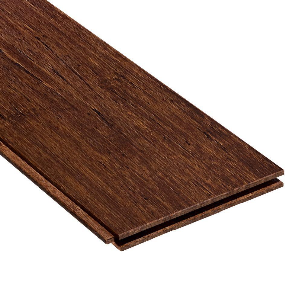 Home Legend Strand Woven Sapelli 9/16 in. Thick x 4-3/4 in. Wide x 36 in. Length Solid T&G Bamboo Flooring (19 sq. ft. / case) - Super Arbor