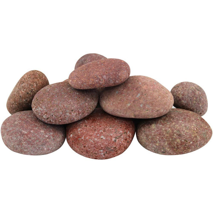 Margo Garden 0.4 cu. ft. 1 in. to 3 in. Rosa Mexican Beach Pebble (54-Pack Pallet) - Super Arbor