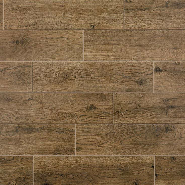 Mohawk ForeverStyle Oak Wood 6-in x 24-in Matte Porcelain Wood Look Floor Tile