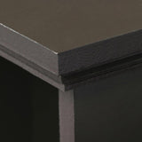 Collette 23 in. W Wall Cubby Shelf in Espresso - Super Arbor