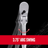 Craftsman V-Series 1/2 in. Drive Flex Head Ratchet with 96 Teeth