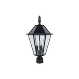 Coastal Milford 3-Light Outdoor Black Post Light