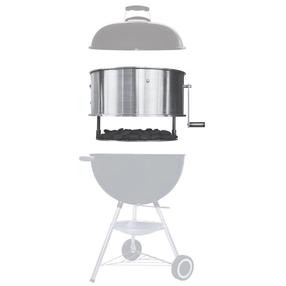 Extreme Max Caliente Argentine/Tuscan Style Grill Kit - Universal for 22.5 in. Weber-Style Grill - Super Arbor