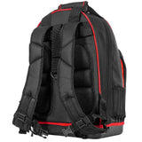 20 in. 38-Pockets Heavy-Duty Padded Wide Mouth Jobsite Backpack Tool Bag - Super Arbor