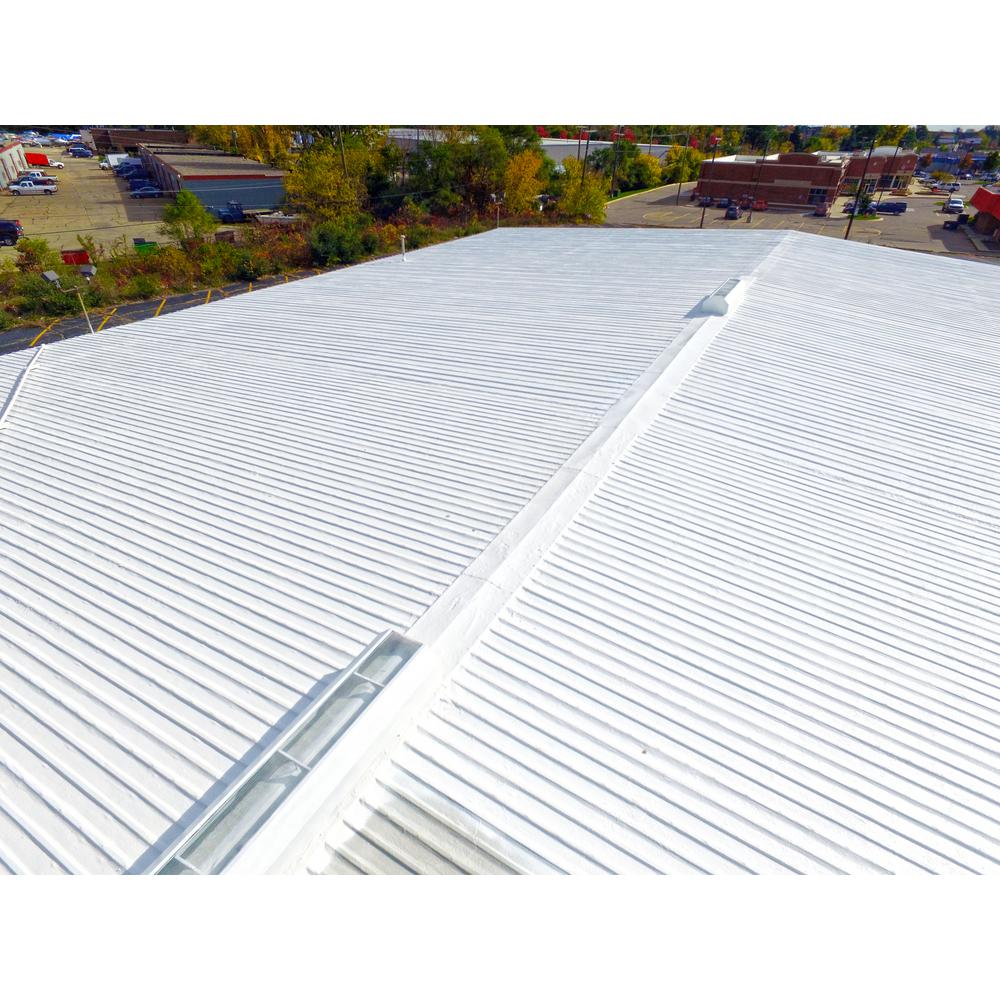 TekTop 5 Gal. Tan 100% Silicone High Solids Roof Coating - Super Arbor