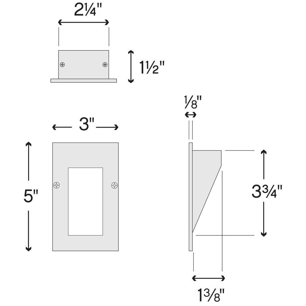 Taper Low-Voltage Bronze Integrated LED Vertical Stair Light - Super Arbor