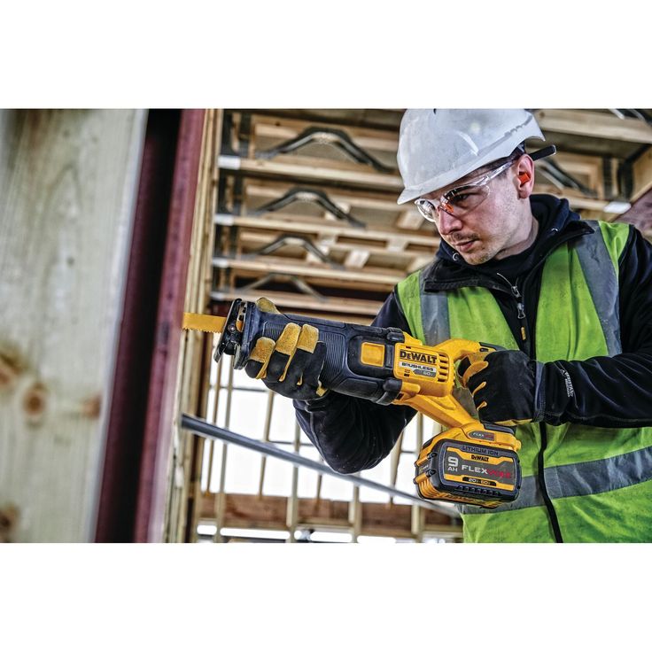 FLEXVOLT 60-Volt MAX Lithium-Ion Cordless Brushless Reciprocating Saw with (2) Batteries and Bonus 1/2 in. Impact Wrench
