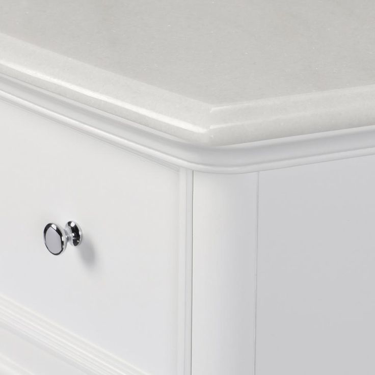 Hampton Harbor 45 in. W x 22 in. D Bath Vanity in White with Natural Marble Vanity Top in White Natural