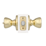 Tylo Polished Brass Bed/Bath Door Knob Featuring Microban Antimicrobial Technology - Super Arbor