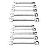 SAE/Metric Combination Ratcheting Wrench Set (20-Piece) - Super Arbor