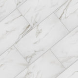 Michelangelo Calacatta Rectified 12 in. x 24 in. Porcelain Floor and Wall Tile (425.6 sq. ft. / pallet) - Super Arbor