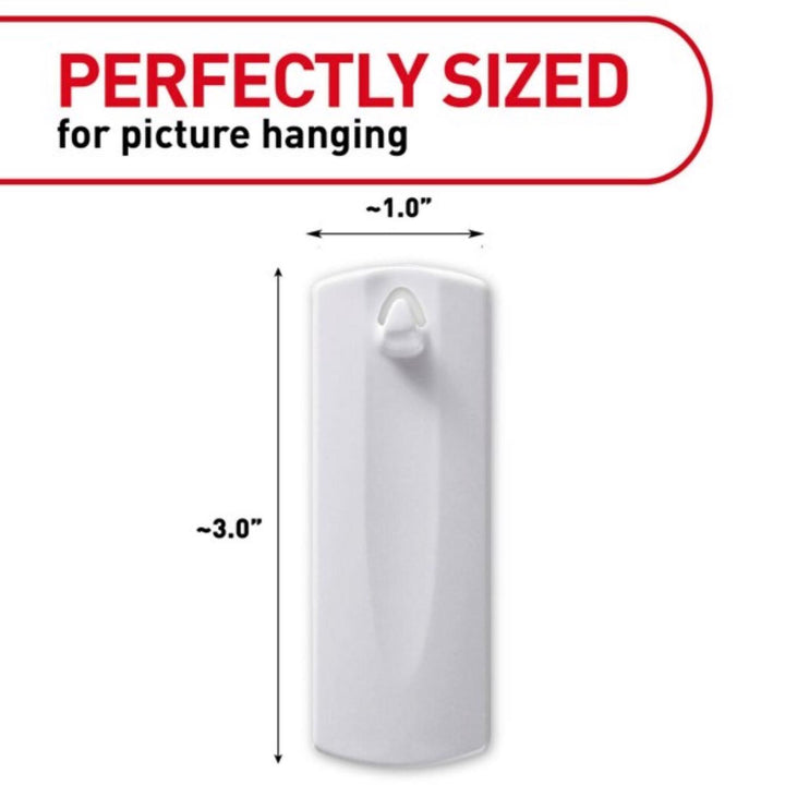 3M Command White Sawtooth Picture Hanger, 4 lb Capacity, 1 Pack
