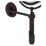 Allied Brass Tribecca 8-in x 15-in Distressed Bronze Double-Sided Magnifying Wall-Mounted Vanity Mirror
