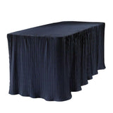 6 ft. White Table Cloth Made for Folding Tables