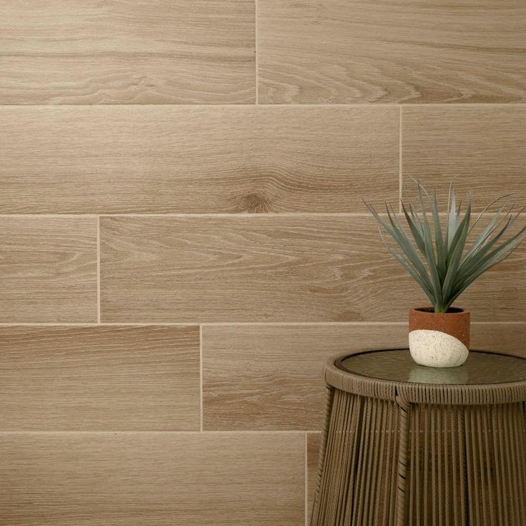 Modena Natural Beige 9 in. x 47 in. Matte Porcelain Floor and Wall Tile (12 sq. ft./Case)