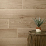 Modena Natural Beige 9 in. x 47 in. Matte Porcelain Floor and Wall Tile (12 sq. ft./Case)