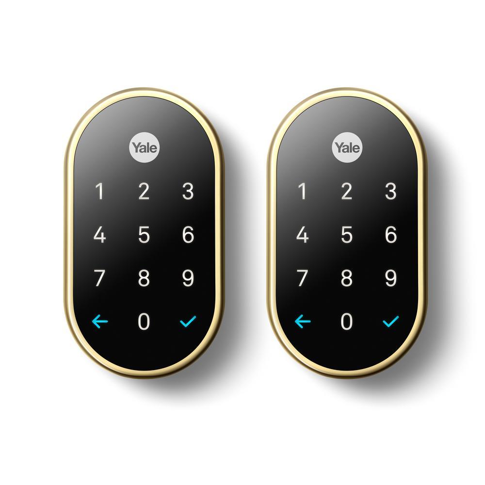 Nest x Yale Lock Satin Nickel with Google Nest Connect - Super Arbor