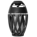 TikiTunes Black Bluetooth Speakers with LED Atmospheric Lighting Effect (2-Pack) - Super Arbor