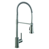 1200 Series Single-Handle Pull-Down Sprayer Kitchen Faucet in Stainless Steel - Super Arbor