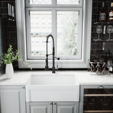 Zurich Single-Handle Pull-Down Sprayer Kitchen Faucet in Matte Black - Super Arbor