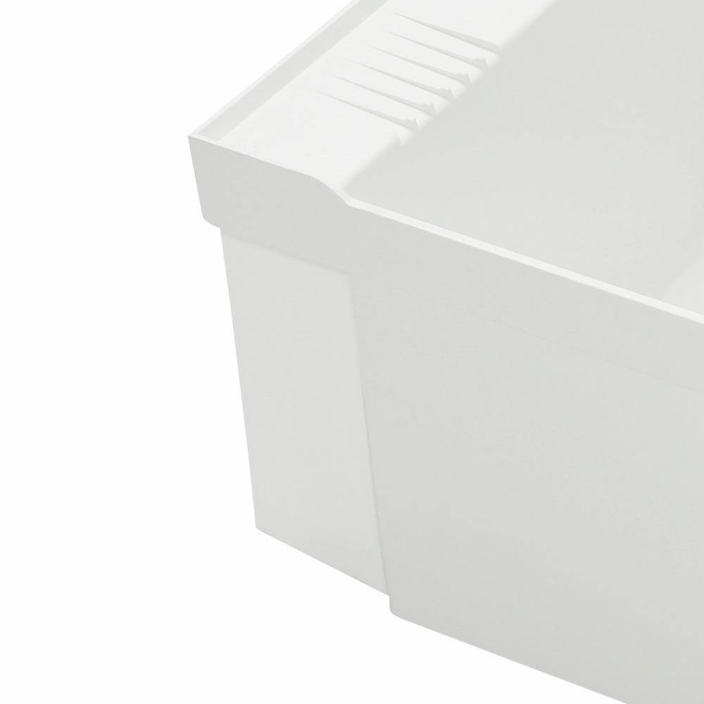 Serv-A-Sink 23 in. x 21-1/2 Molded Stone Wall Mount Laundry Sink - Super Arbor