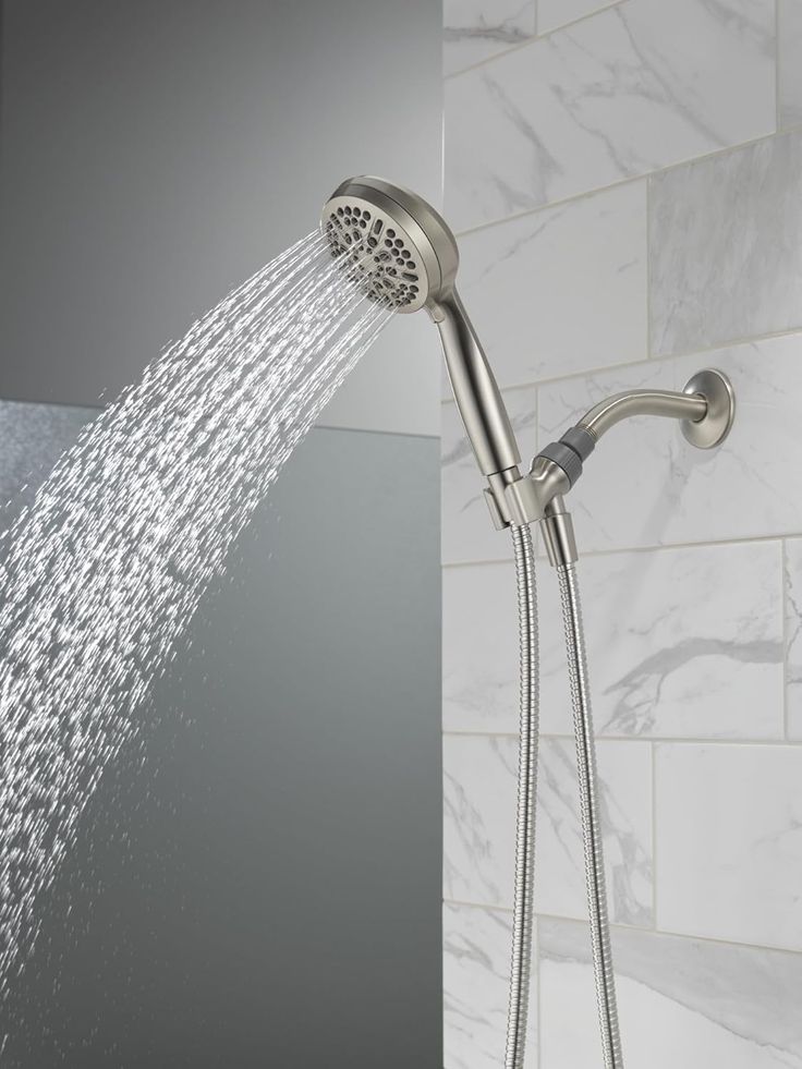 Delta Universal Showering Components Brushed Nickel 5-Spray Handheld Shower 1.75-GPM (6.6-LPM)