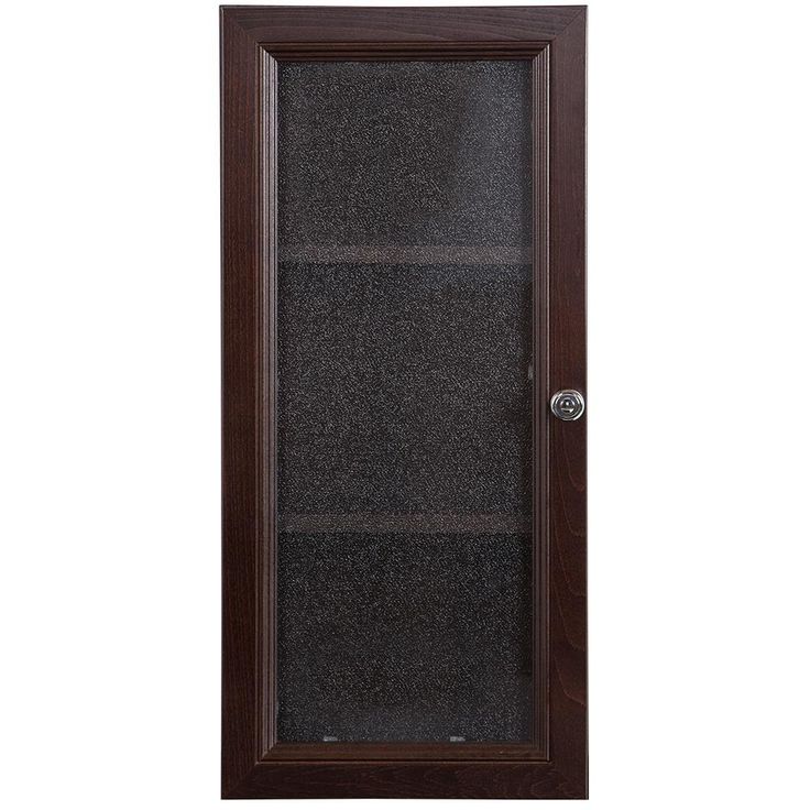 Delridge 13 in. W x 30 in. H Surface-Mount Modular Wall Hutch in Chocolate