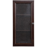 Delridge 13 in. W x 30 in. H Surface-Mount Modular Wall Hutch in Chocolate