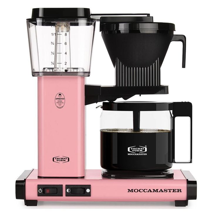 KBG 10-Cup Pink Drip Coffee Maker