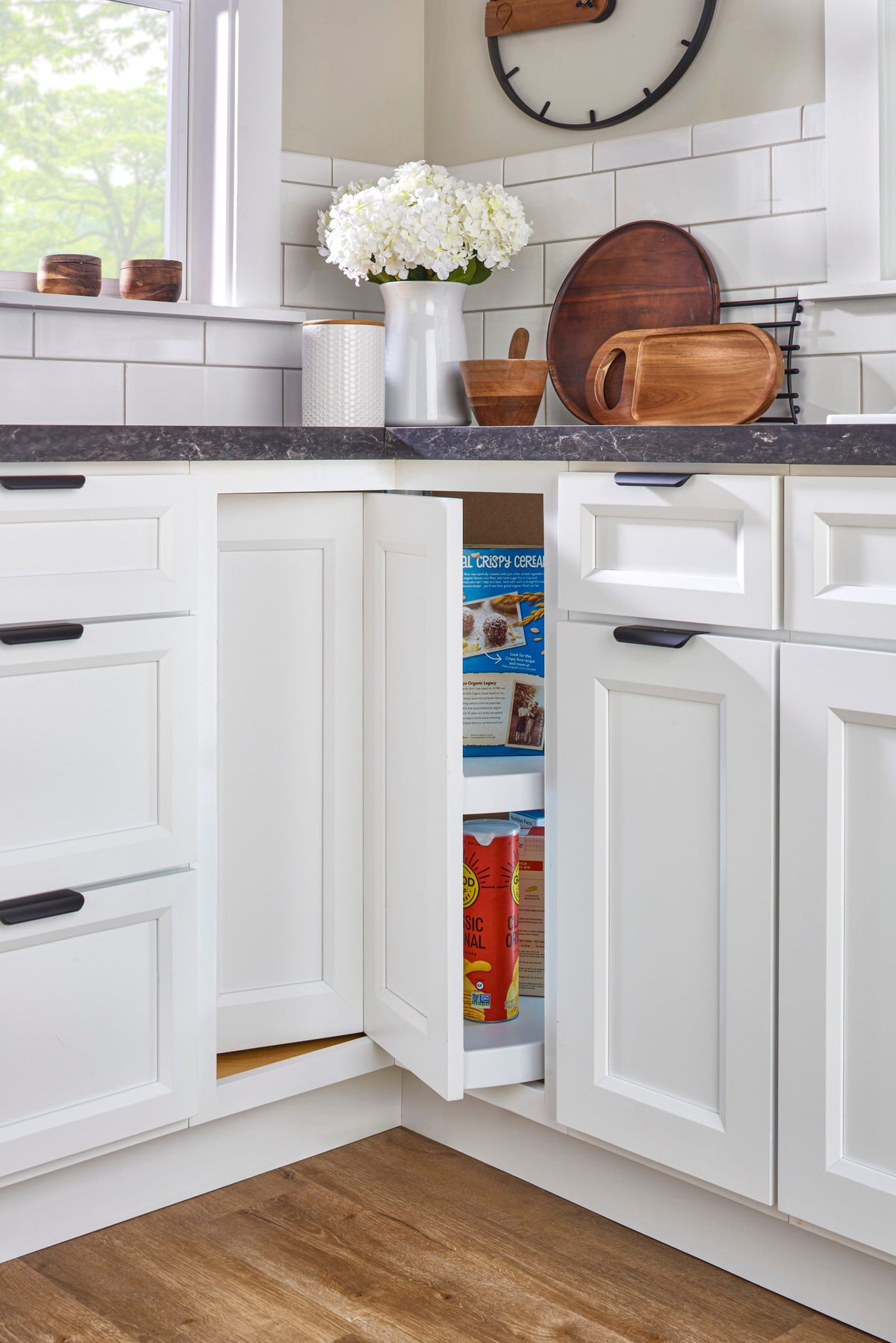 Rev-A-Shelf 2-Tier Plastic Pie-Cut Cabinet Lazy Susan, 28-inch