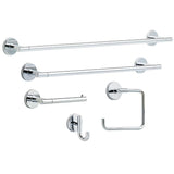 DELTA Trinsic 24-in Polished Chrome Wall Mount Single Towel Bar