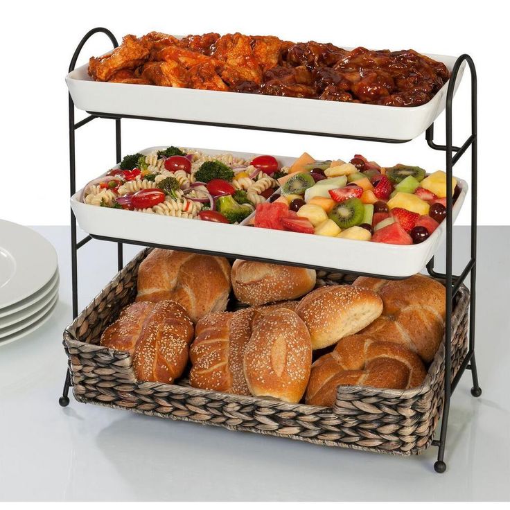 CreativeWare Entertainment Collection 'Island Breeze' 3-Tier Buffet Server