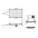Karavan 1483 lb. Payload Capacity Trailer - Super Arbor