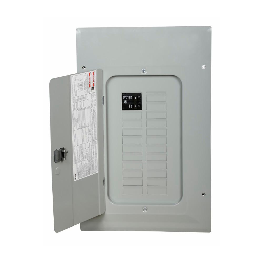 BR 100 Amp 20 Space 40 Circuit Indoor Main Breaker Loadcenter with Combination Cover Value Pack (6-BR120) - Super Arbor