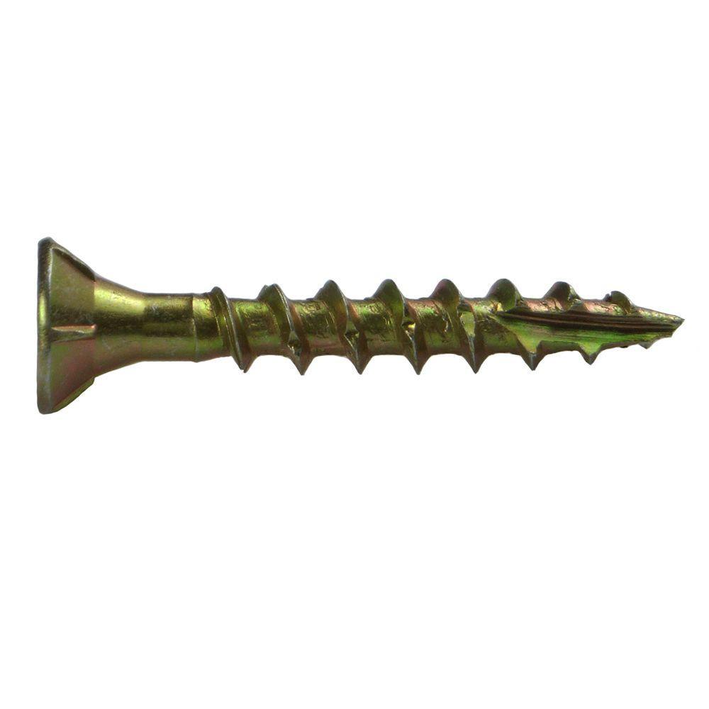 #8 x 1-1/4 in. Phillips Bugle-Head Construction Screw (1 lb./Pack)