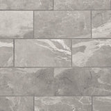 Mohawk ForeverStyle Gray Marble 12-in x 24-in Lappato Porcelain Marble Look Floor Tile