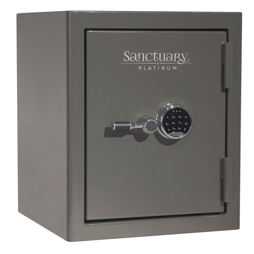 Sanctuary Platinum Series 3.96 CuFt. Capacity Fire/Waterproof Safe with Illuminated E-Lock - Super Arbor