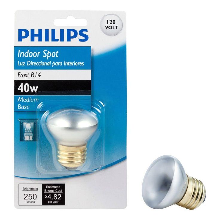 Philips 40-Watt R14 Halogen Spot Light Bulb