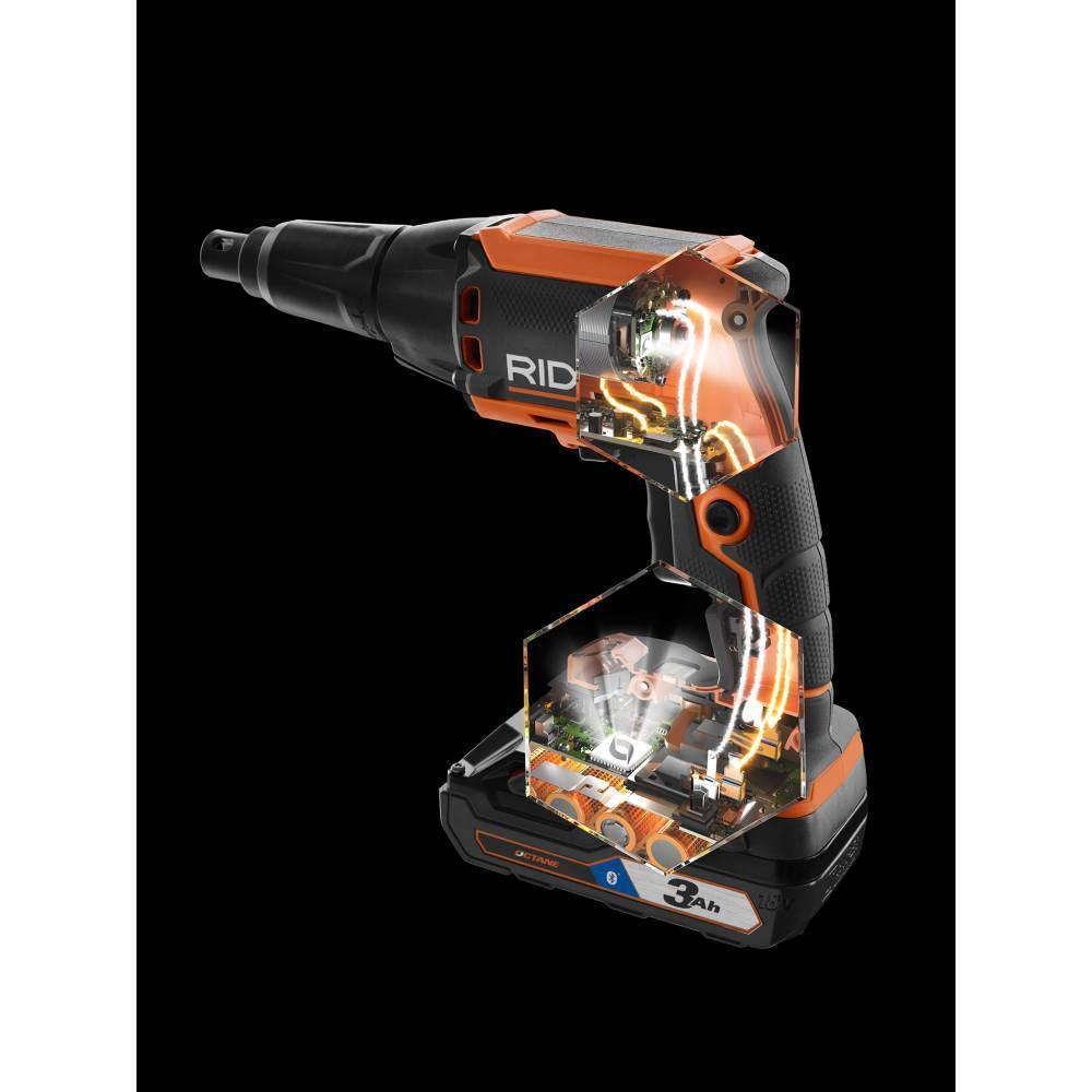18-Volt Cordless Brushless Drywall Screwdriver with Collated Attachment with 1.5 Ah Lithium-Ion Battery - Super Arbor