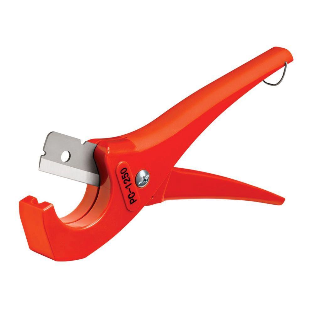 1/8 in. to 1-5/8 in. PC-1250 Single Stroke Plastic Pipe Cutter - Super Arbor