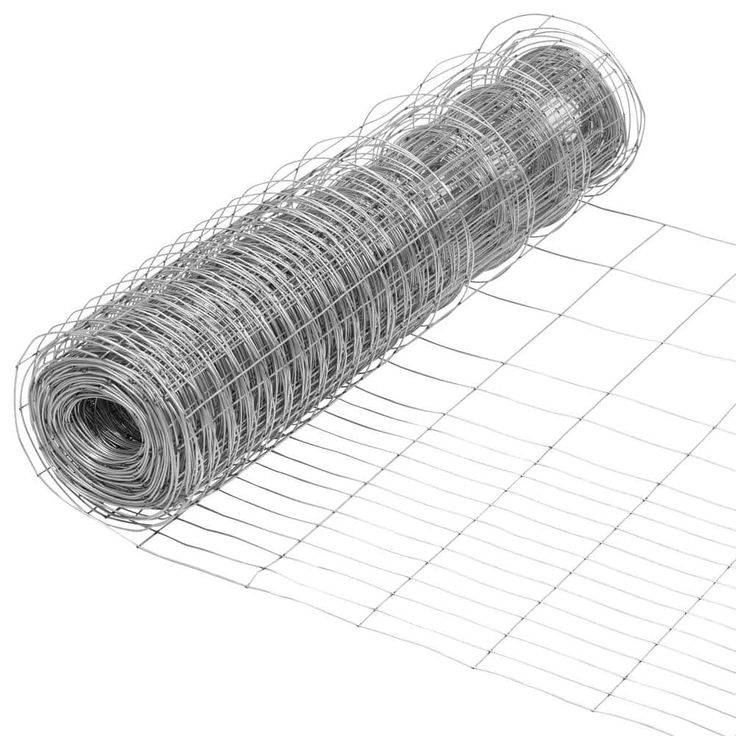 Everbilt 2.3 ft. x 50 ft. Galvanized Steel Garden Welded Wire Fence