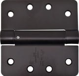 4 in. Oil-Rubbed Bronze 5/8 in. Radius Adjustable Spring Door Hinge