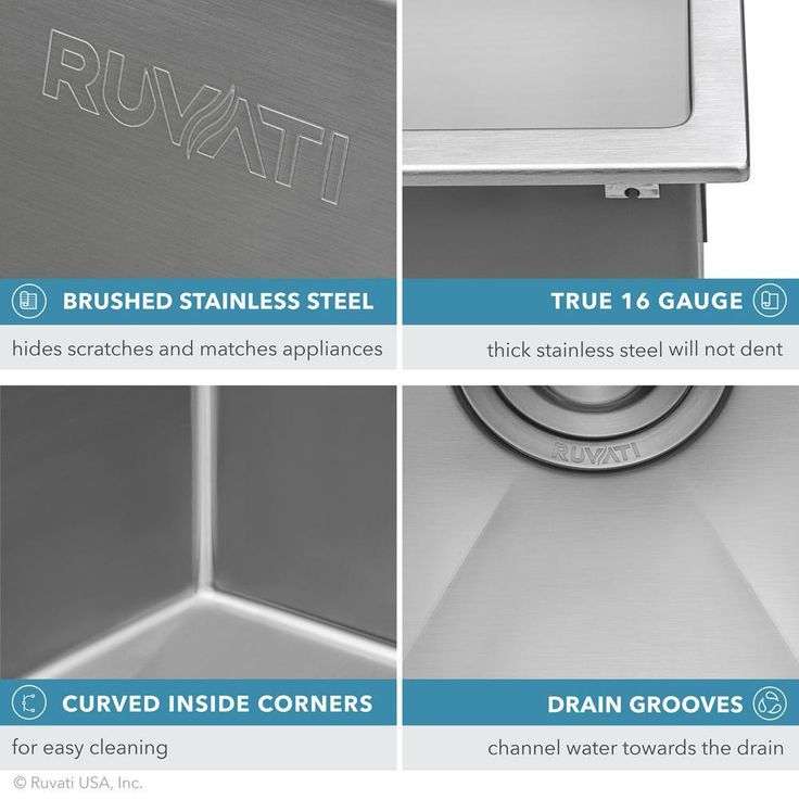Drop-In Tight Radius Topmount Stainless Steel 25 in. 16-Gauge Single Bowl Kitchen Sink