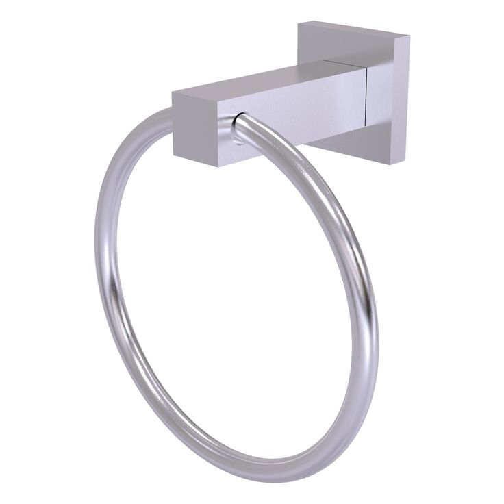 Allied Brass Montero Matte Black Wall Mount Towel Ring