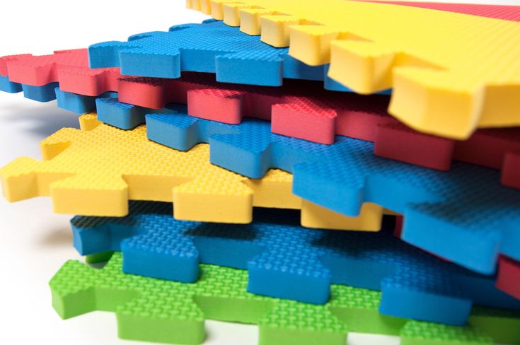 Tadpoles First Shapes Foam Play Mat Set, 9 Pieces