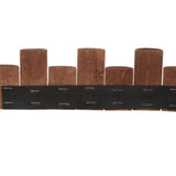 3 ft. Wooden Half-Log Edging - Super Arbor