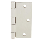 3-1/2 in. Square Corner Satin Nickel Door Hinge Value Pack (48-Pack)