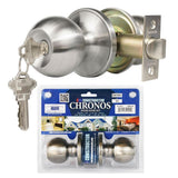 Stainless Steel Finish Keyed Entry Door Knob Set - Super Arbor