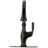 Worth Single-Handle Pull-Down Sprayer Kitchen Faucet in Oil Rubbed Bronze - Super Arbor