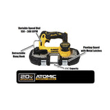 Atomic 20-Volt Max Cordless Sub-Compact Bandsaw (Tool-Only) - Super Arbor
